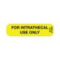 Label Paper Permanent for Intrathecal Use 1" Core 1 7/16"x3/8" Yellow 666 per Roll