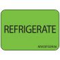 Label Paper Removable Refrigerate, 1" Core, 1 7/16" x 1", Fl. Green, 666 per Roll