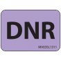 Label Paper Removable DNR, 1" Core, 1 7/16" x 1", Lavender, 666 per Roll