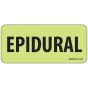 Label Paper Removable Epidural, 1" Core, 2 1/4" x 1", Fl. Chartreuse, 420 per Roll