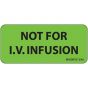 Label Paper Removable Not For IV, 1" Core, 2 1/4" x 1", Fl. Green, 420 per Roll