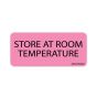 Label Paper Removable Store At Room, 1" Core, 2 1/4" x 1", Fl. Pink, 420 per Roll