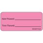 Label Paper Removable Date Thawed Time, 1" Core, 2 1/4" x 1", Fl. Pink, 420 per Roll