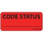 Label Paper Permanent Code Status 1" Core 2 1/4"x1 Fl. Red 420 per Roll