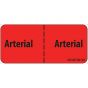 Label Paper Permanent Arterial : Arterial 1" Core 2 1/4"x1 Fl. Red 420 per Roll