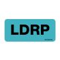 Label Paper Removable LDRP, 1" Core, 2 1/4" x 1", Blue, 420 per Roll