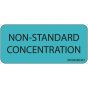 Label Paper Removable Non-standard, 1" Core, 2 1/4" x 1", Blue, 420 per Roll