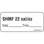 Label Paper Removable SHMF 22 Cal/oz, 1" Core, 2 1/4" x 1", White, 420 per Roll