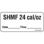 Label Paper Removable SHMF 24 Cal/oz, 1" Core, 2 1/4" x 1", White, 420 per Roll