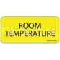 Label Paper Permanent Room Temperature, 1" Core, 2 1/4" x 1", Yellow, 420 per Roll