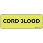 Label Paper Removable Cord Blood, 1" Core, 2 15/16" x 1", Fl. Chartreuse, 333 per Roll