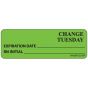 Label Paper Permanent Change Tuesday 1" Core 2 15/16"x1 Fl. Green 333 per Roll