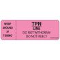 Label Paper Permanent Wrap Around IV, 1" Core, 2 15/16" x 1", Fl. Pink, 333 per Roll