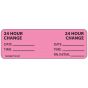 Label Paper Permanent 24 Hour 24 1" Core 2 15/16"x1 Fl. Pink 333 per Roll