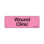 Label Paper Removable Wound Clinic, 1" Core, 2 15/16" x 1", Fl. Pink, 333 per Roll