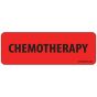 Label Paper Permanent Chemotherapy 1" Core 2 15/16"x1 Fl. Red 333 per Roll