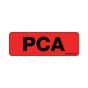 Label Paper Permanent PCA, 1" Core, 2 15/16" x 1", Fl. Red, 333 per Roll