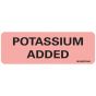 Label Paper Permanent Potassium Added, 1" Core, 2 15/16" x 1", Fl. Red, 333 per Roll