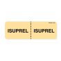 Label Paper Removable Isuprel: Isuprel, 1" Core, 2 15/16" x 1", Tan, 333 per Roll