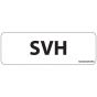 Label Paper Removable SVH, 1" Core, 2 15/16" x 1", White, 333 per Roll