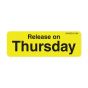 Label Paper Permanent Release On Thursday, 1" Core, 2 15/16" x 1", Yellow, 333 per Roll