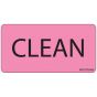 Label Paper Removable Clean, 1" Core, 2 15/16" x 1", 1/2", Fl. Pink, 333 per Roll