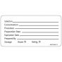 Lab Communication Label (Paper, Removable) Solution 2 15/16"x1 1/2" White - 333 per Roll