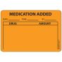 Label Paper Removable Medication Added, 1" Core, 2" 15/16" x 2, Fl. Orange, 333 per Roll