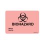 Label Paper Permanent Biohazard Hazard 1" Core 2" 15/16"x2 Fl. Red 333 per Roll