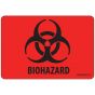 Label Paper Permanent Biohazard 1" Core 2" 15/16"x2 Fl. Red 333 per Roll