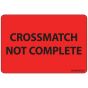 Label Paper Permanent Crossmatch Not 1" Core 2" 15/16"x2 Fl. Red 333 per Roll