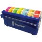 Label Includes Dispenser Paper Permanent 1" Core 2 15/16"x1 Assorted Colors 500 per Roll, 7 Rolls per Box