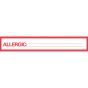 Tape Removable Allergic: 1" Core, 1" x 6", 83 Imprints White, 500 Inches per Roll