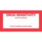 Label Paper Removable Drug Sensitivity 4 1/2" x 2 1/4", White, 1000 per Roll, 1 Roll per Box