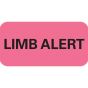 Label Paper Removable Limb Alert, 1" Core, 1 1/2" x 3/4", Pink, 1000 per Roll