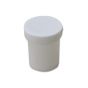 Ointment Jar with Screw-on Cap Plastic 1 oz White 48 per Box