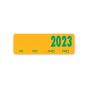 2023 Spee-D-Date™ Label Year Only, Yellow, 500 per Roll