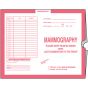 Category Insert Jacket Open End Mammography Pink 28# Kraft 10-1/2"x12-1/2" - 250 per Case