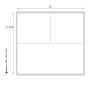 Direct Thermal Lab Label,  Paper, 2" x 2-3/16", 1" Core, White