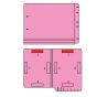 Barkley™ Match End Tab Folder Fas# 1&3 11pt Color Stock Pink Flush Front 12 1/4" x 9 1/2" 2ply - 50 per Box