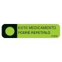 LABEL, ESTE MEDICAMENTO, GREEN, 500 PER ROLL