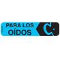 Communication Label (Paper, Permanent) Para Los Oidos 1 9/16" x 3/8" Blue - 500 per Roll, 2 Rolls per Box