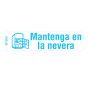 LABEL, MANTEGNA EN LA NEVERA, WHITE, 500 PER ROLL