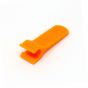 Ident-Alert® IV Port Clips - Orange, 200 Clips