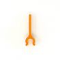 Ident-Alert® IV Port Clips - Orange, 200 Clips