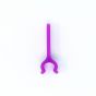 Ident-Alert® IV Port Clips - Purple, 200 Clips