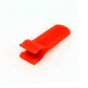 Ident-Alert® IV Port Clips - Red, 200 Clips