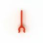 Ident-Alert® IV Port Clips - Red, 200 Clips