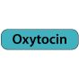 Label Paper Permanent Oxytocin, 1" Core, 1 7/16" x 3/8", Blue, 666 per Roll