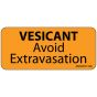 Label Paper Removable Vesicant Avoid, 1" Core, 2 1/4" x 1", Fl. Orange, 420 per Roll